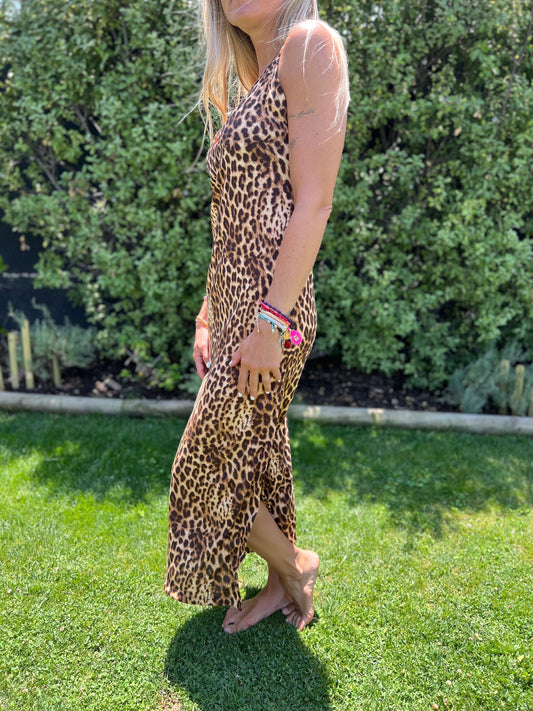 Vestido animal print