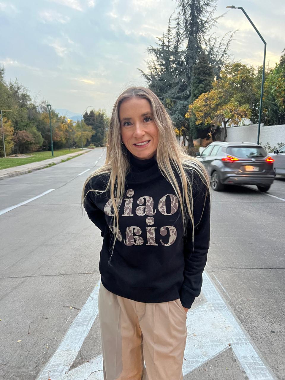 Polerón Mujer Ciao Ciao 100% Algodón