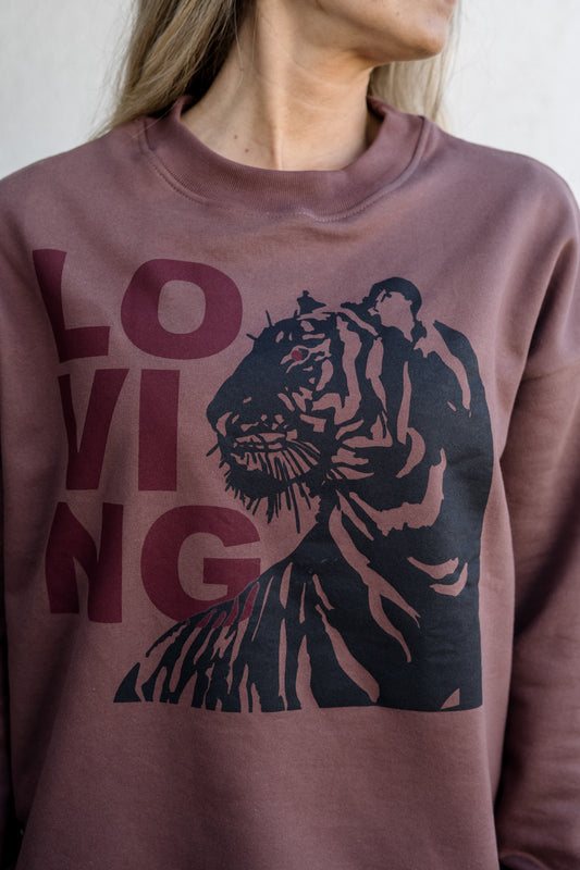 Polerón Oversize Loving Tigre