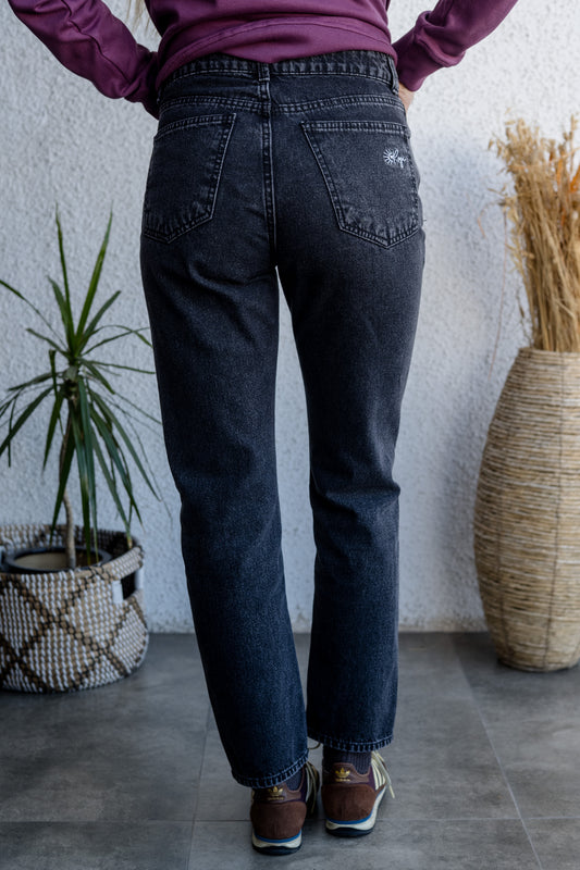 Jeans Negro Straight