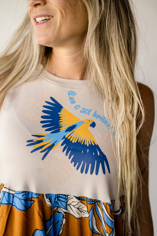 Vestido Estampado Oversize