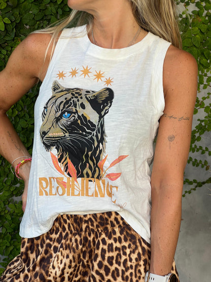 Polera sin manga chita crudo