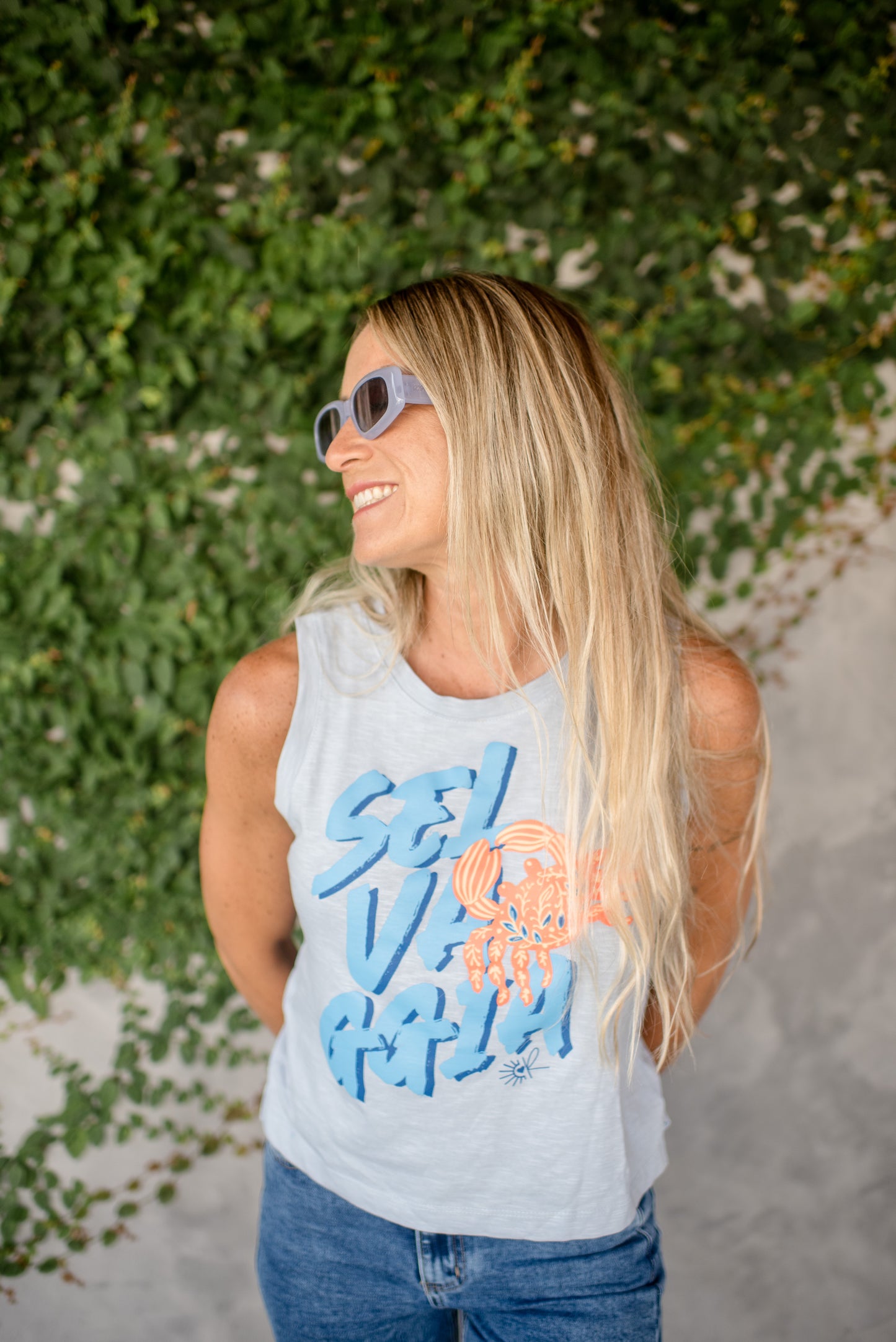 POLERA CELESTE SELVAGGIA