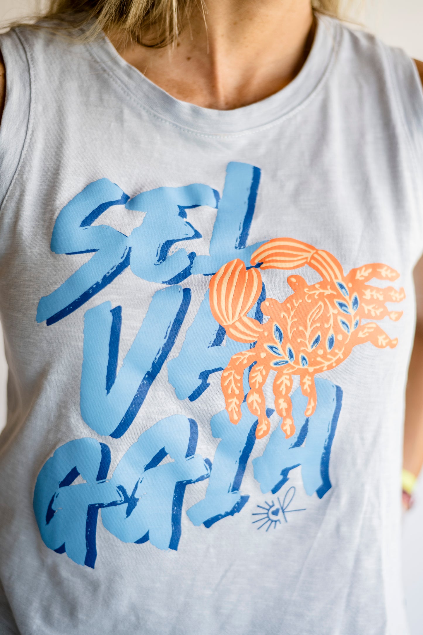 POLERA CELESTE SELVAGGIA