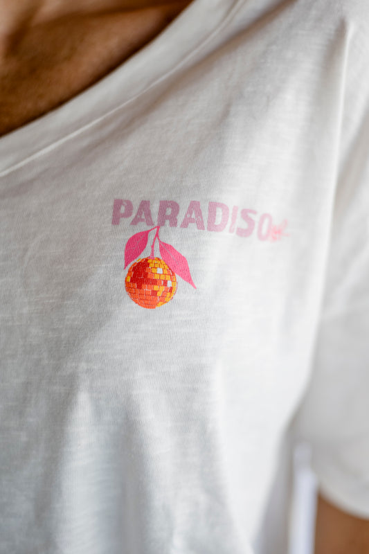 POLERA BLANCA PARADISO