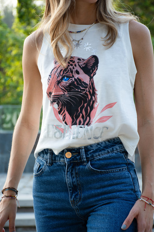 Polera sin manga Chita Crudo