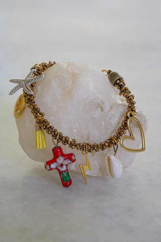 Pulsera Dorada Oscura