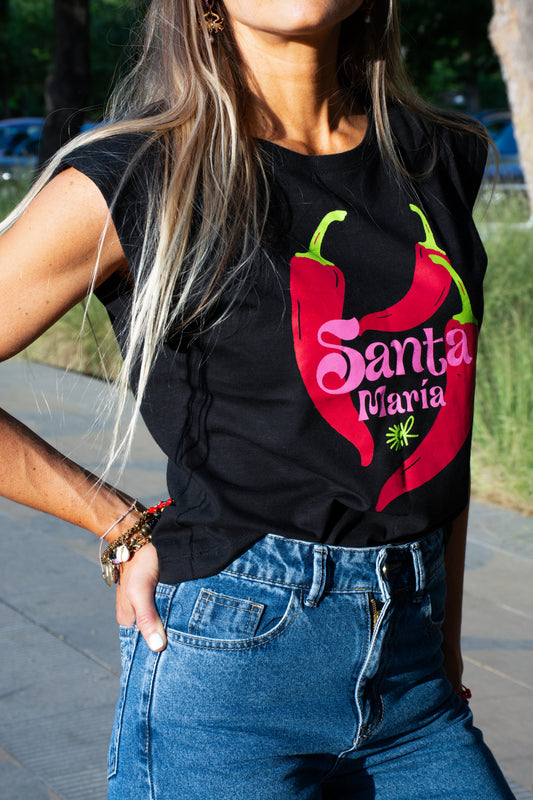 Polera manga corta Ajies