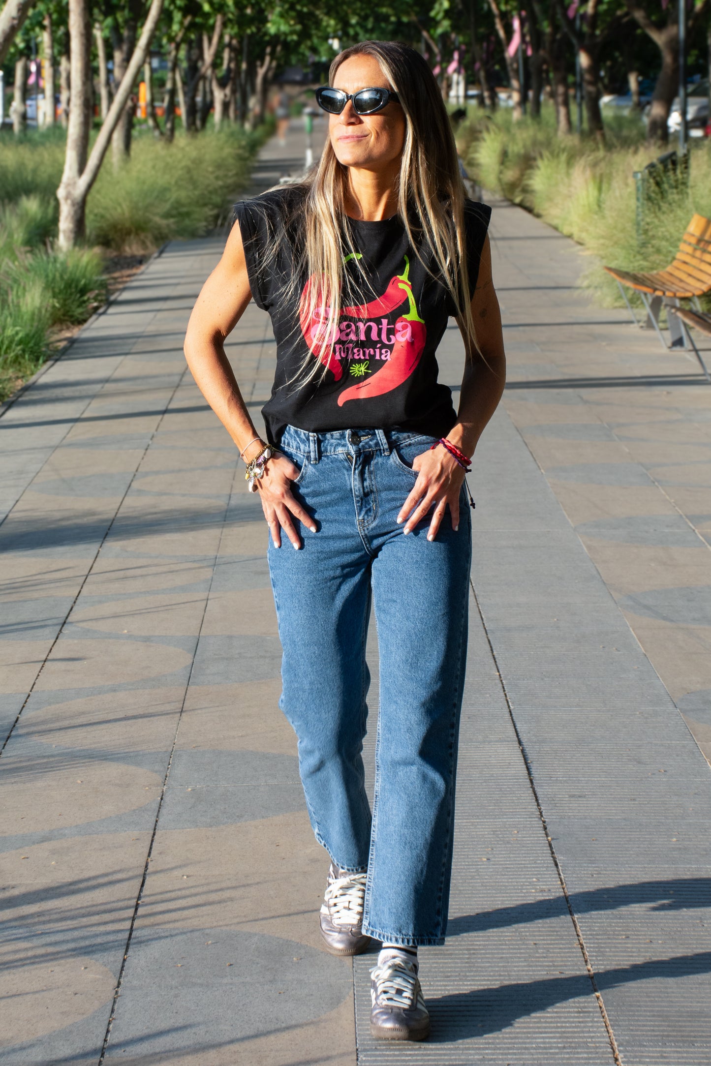 Polera manga corta Ajies