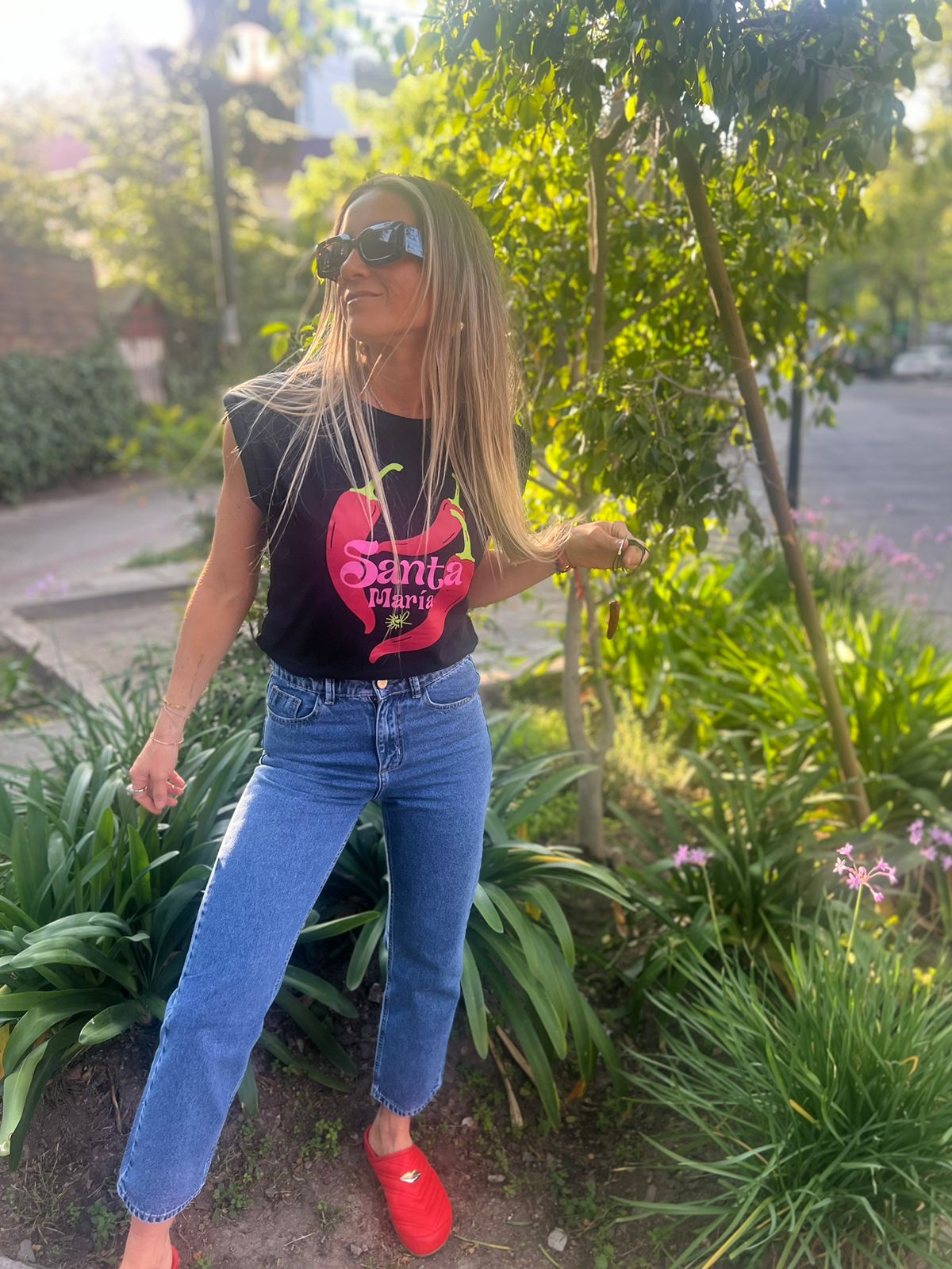 Polera manga corta Ajies